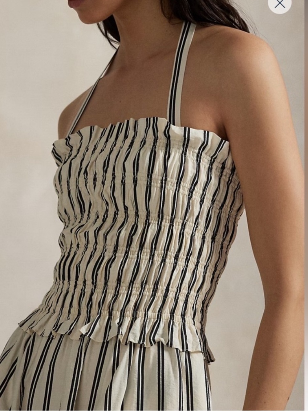 Polo by Ralph Lauren Taylor Swift Engagement Striped Silk-Blend Midi Dress NEW L - Picture 4 of 12